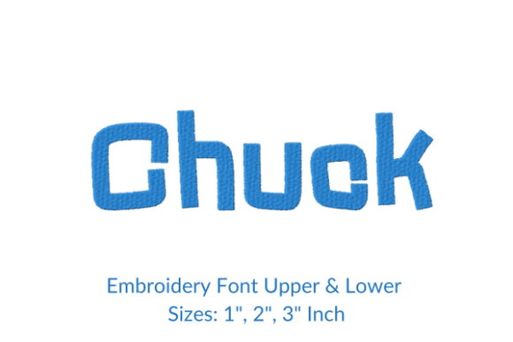 Chuck Embroidery Font Review for Boutique Sweatshirts