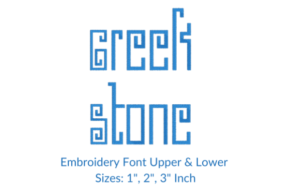 Greek Stone Font: A Bold Choice for Craft Fairs