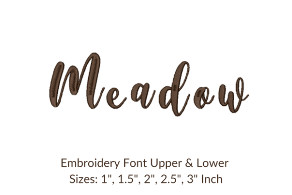 Meadow Font Embroidery Design Review for Pros