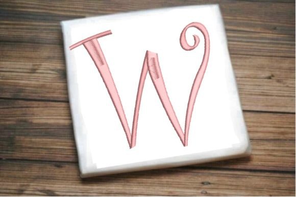 Review: Beautiful Capital W Letter Monogram for Holiday Sales