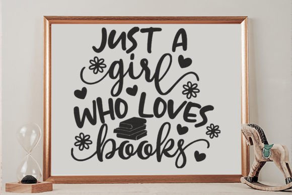 Review: Just a Girl Who Loves Books Embroidery Design