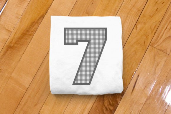 Review: Varsity Number 7 Applique Embroidery for Merch
