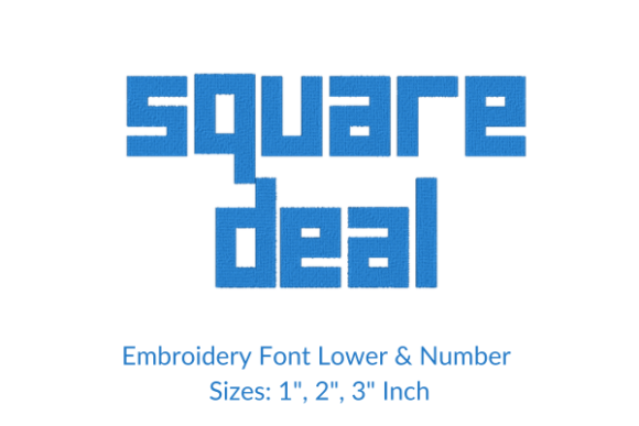 Square Deal Font: A Bold Choice for Boutique Apparel