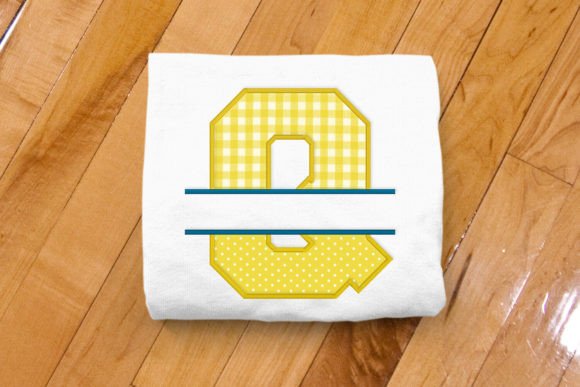 Varsity Letter Q Split Applique: A Designer's Review