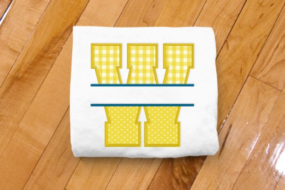 Varsity Letter W Split Applique: A Designer's Review