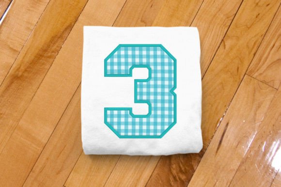 Varsity Number 3 Applique Review for Etsy Sellers