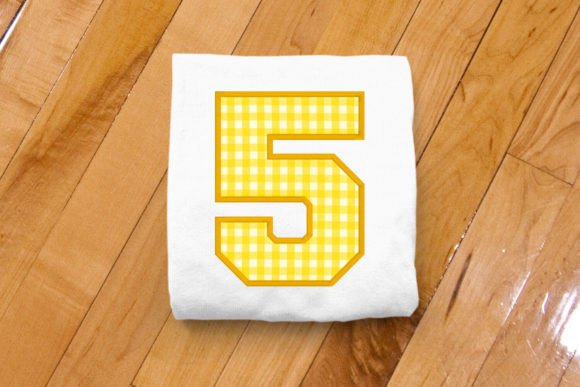 Varsity Number 5 Applique Review for Craft Fairs