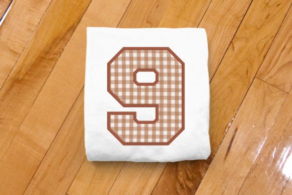 Varsity Number 9 Applique Review